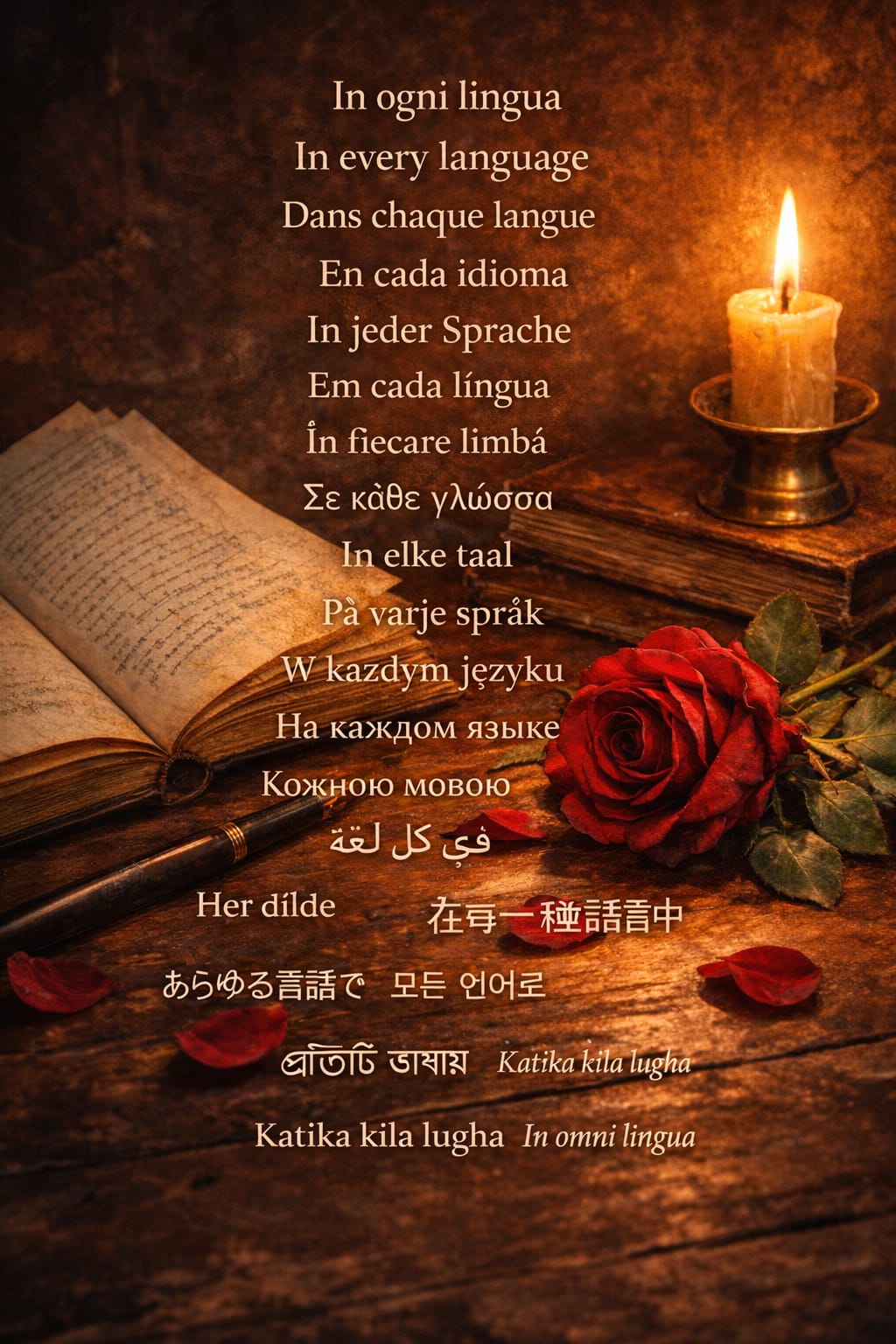In ogni lingua…