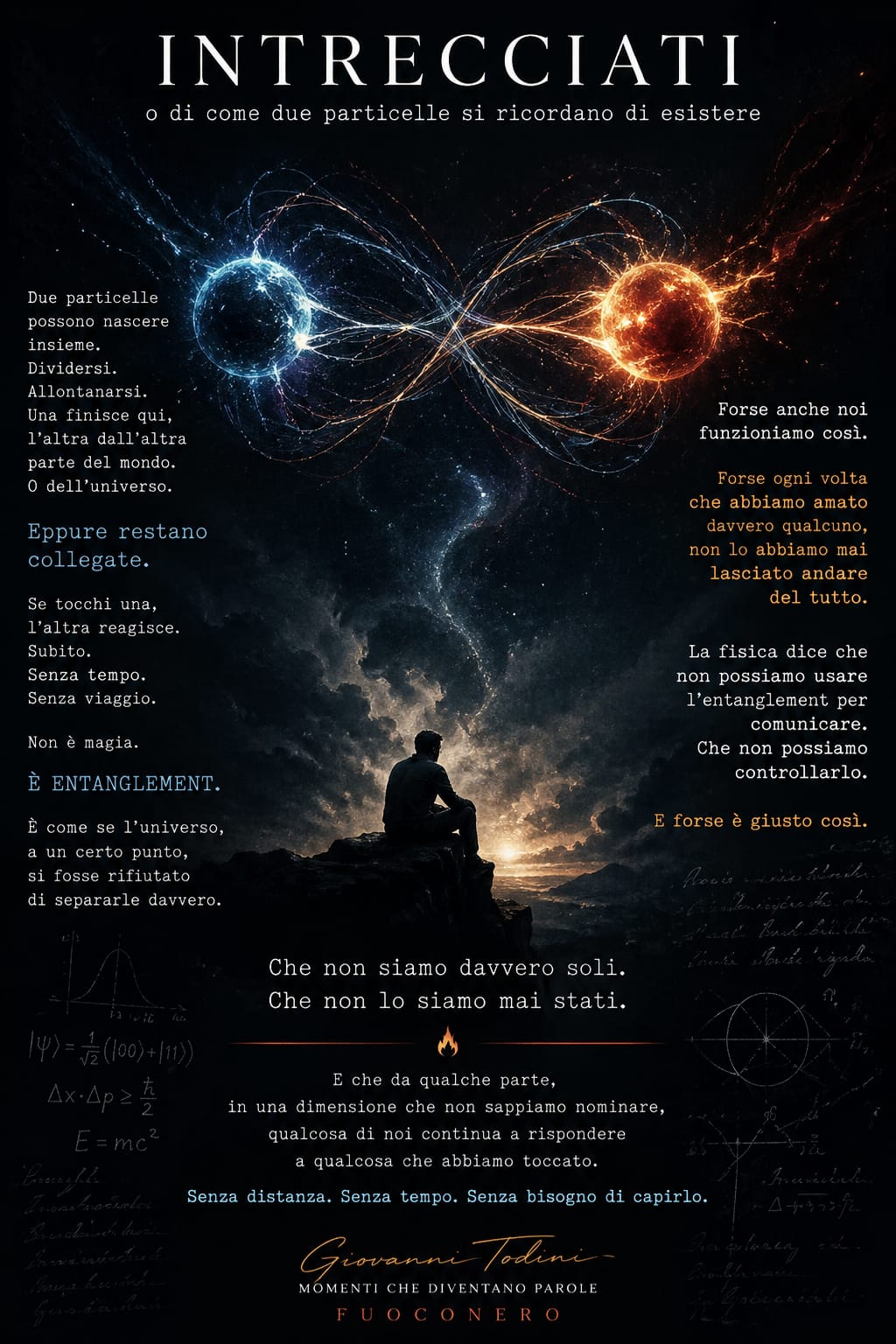 Intrecciati (o di come due particelle si ricordano di esistere)