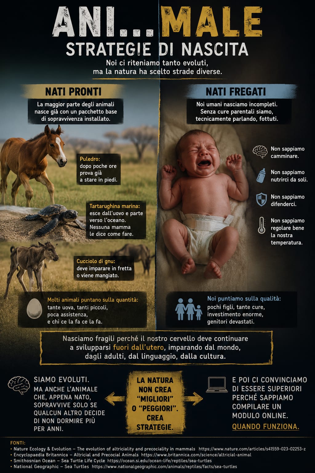 Ani… MALE — Nati pronti, nati fregati