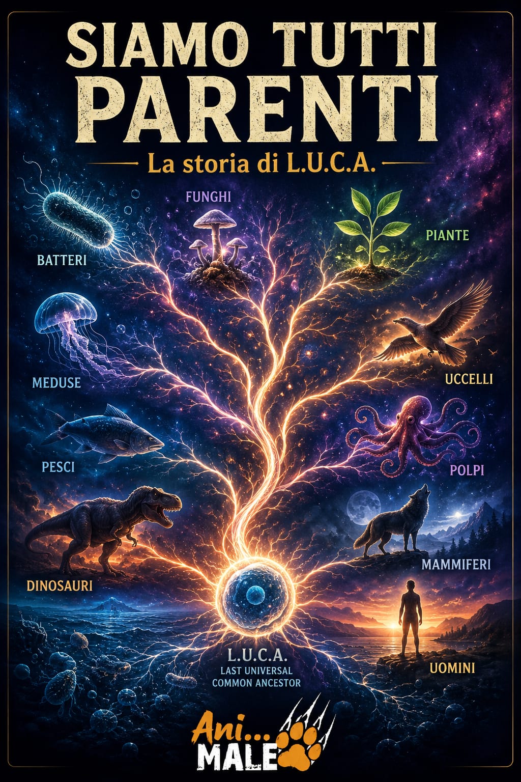 Ani… MALE–L.U.C.A.: l’antenato comune di quasi tutta la vita sulla Terra