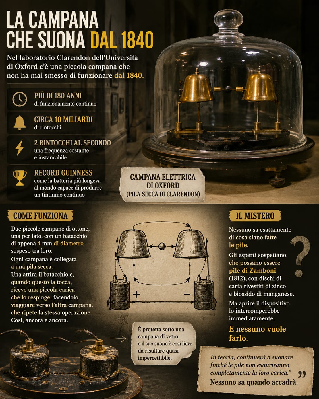 La campana che suona dal 1840