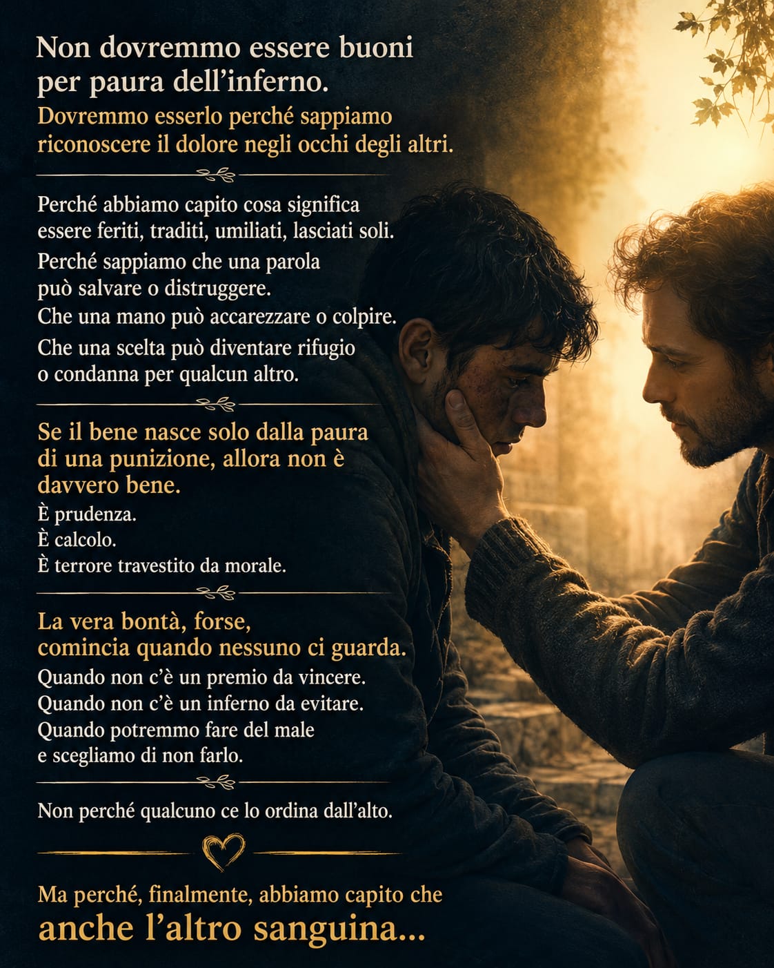 Anche l’altro sanguina