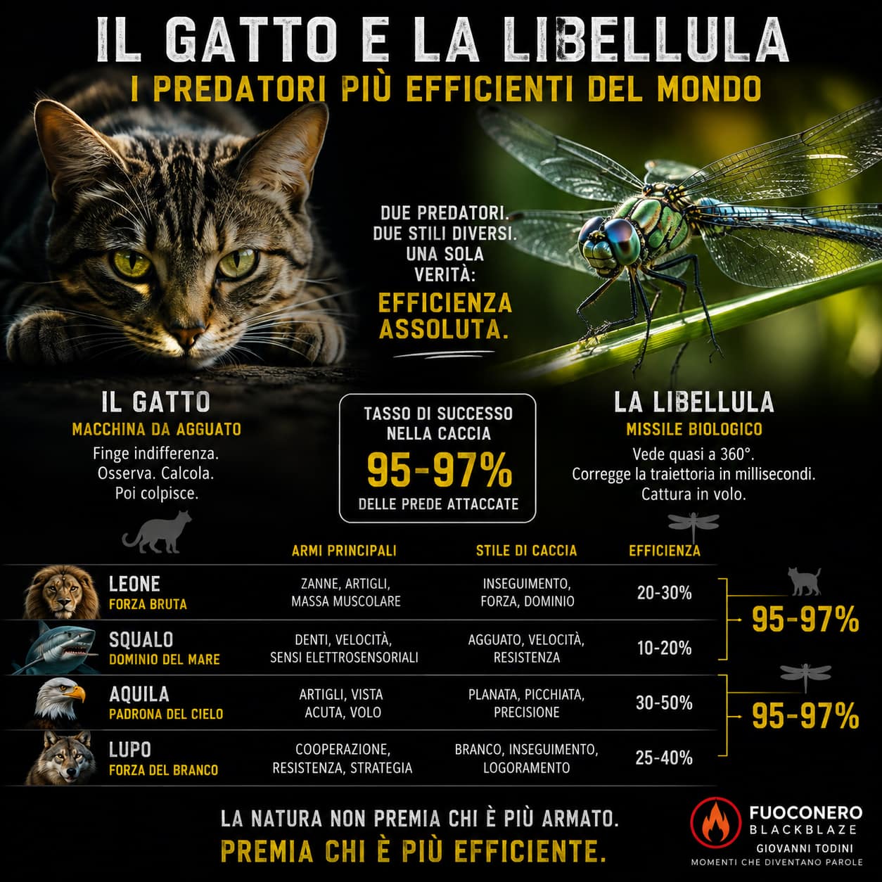 Ani… MALE —Il gatto e la libellula: i predatori che non ti aspetti