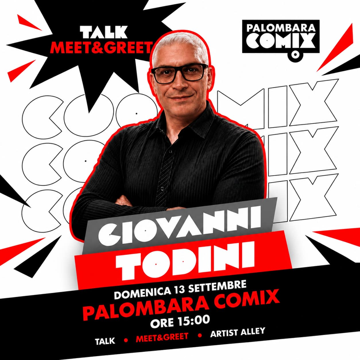 Fuoconero al Palombara Comix: ci vediamo domenica 13 settembre