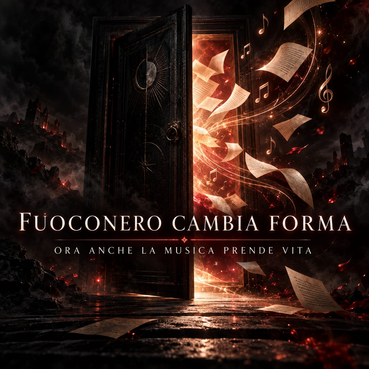 Fuoconero cambia forma: ora anche la musica prende vita