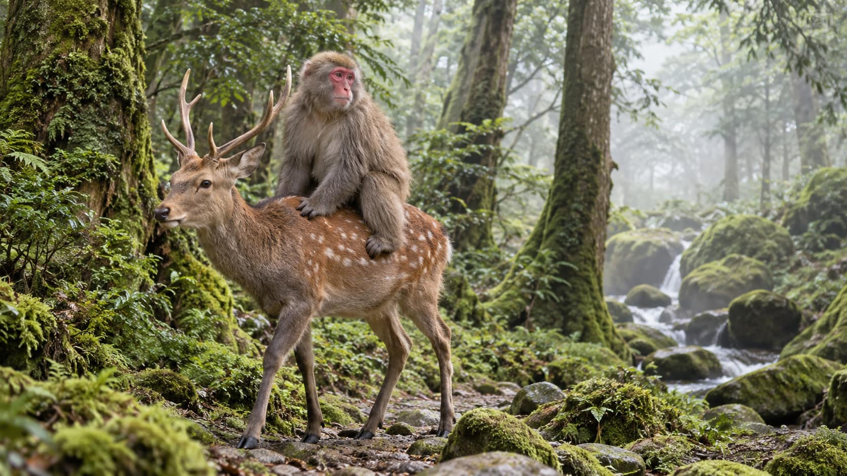 ANI…MALE — Il cervo, il macaco e l’amore decisamente senza confini