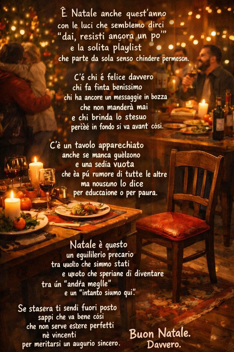 Natale come viene