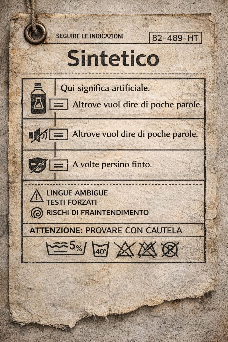 Sintetico…