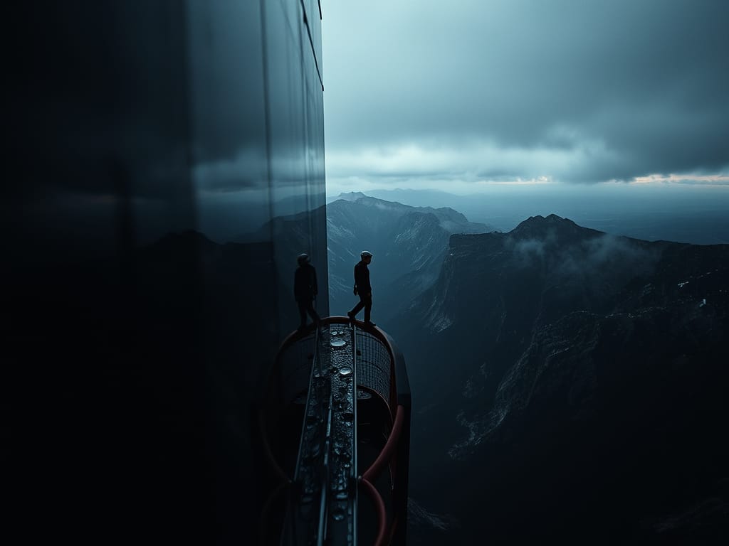 Free climber di specchi…