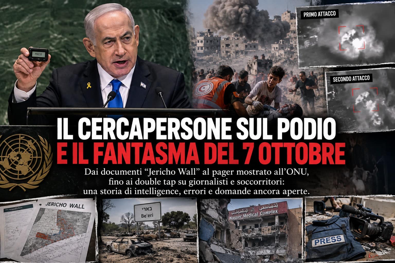 Il mondo visto dal nero–Il cercapersone sul podio e il fantasma del 7 ottobre
