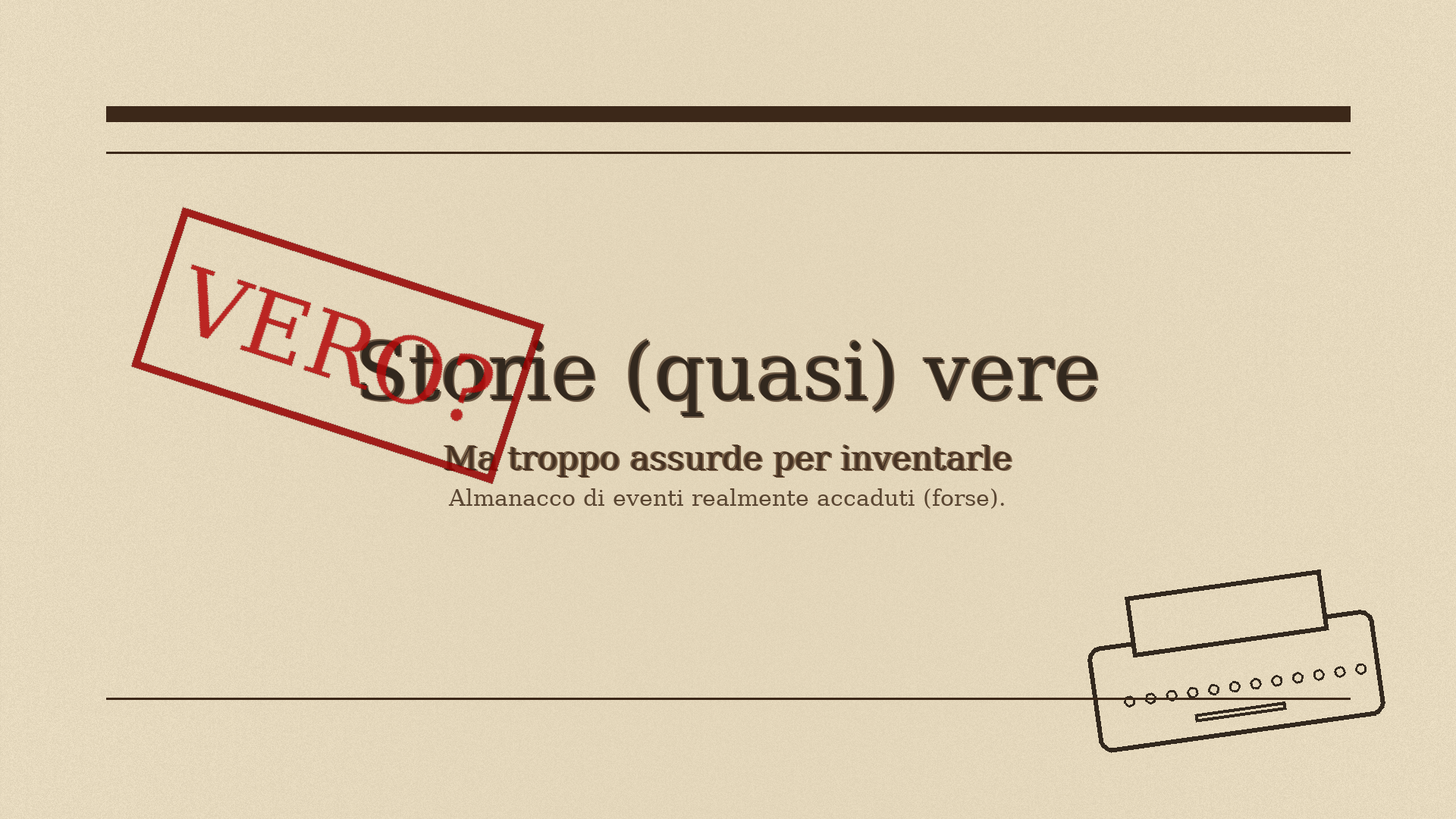 Banner Storie (quasi) vere — Momenti che diventano parole